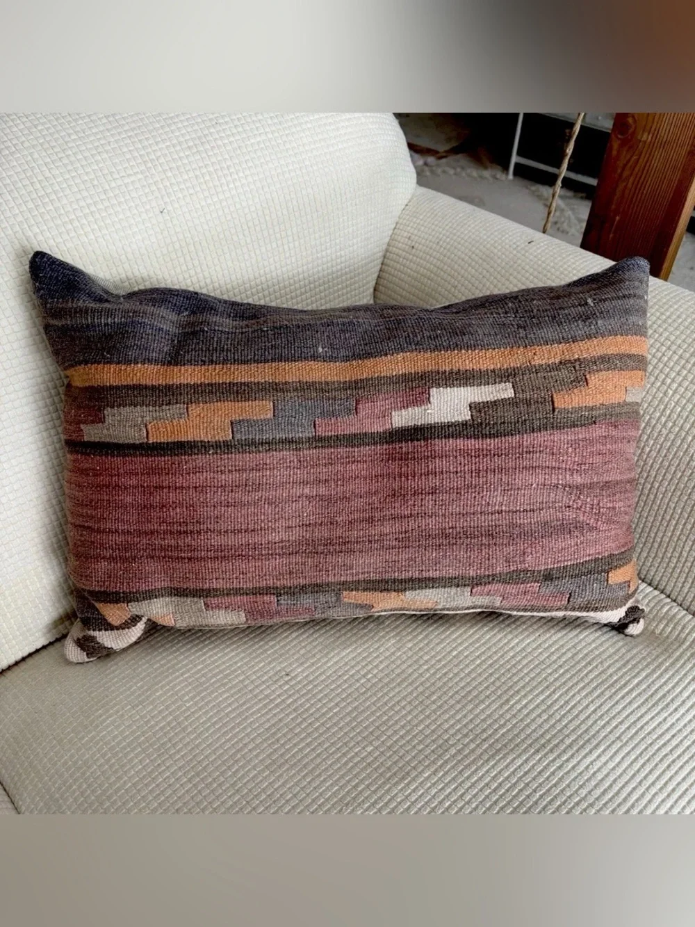 Turkish Kilim Pillow Cover 16 X 23 NEW!